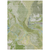 10' X 14' Green Blue And Gray Abstract Washable Indoor Outdoor Area Rug