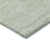 8' Sage And Green Round Striped Washable Indoor Outdoor Area Rug