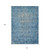 10' X 14' Blue Oriental Washable Indoor Outdoor Area Rug