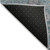 8' Teal Blue Gray And Charcoal Round Floral Washable Indoor Outdoor Area Rug