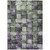 10' X 14' Sage And Purple Striped Washable Indoor Outdoor Area Rug