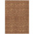 8' X 10' Orange And Ivory Geometric Washable Indoor Outdoor Area Rug - Orange, Ivory