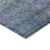 8' Blue Green And Purple Round Abstract Washable Indoor Outdoor Area Rug
