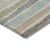 8' X 10' Beige Brown And Gray Striped Washable Indoor Outdoor Area Rug