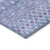 8' X 10' Sky Blue Purple And Ivory Tribal Washable Indoor Outdoor Area Rug