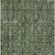 10' X 14' Artichoke Green And Black Damask Washable Indoor Outdoor Area Rug