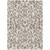 8' X 10' Taupe And Ivory Floral Washable Indoor Outdoor Area Rug