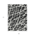 9' X 12' Black and White Abstract Washable Non Skid Indoor Outdoor Area Rug