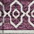 9' X 12' Eggplant And Ivory Southwestern Washable Indoor Outdoor Area Rug