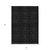 8' X 10' Gray And Charcoal Medallion Washable Indoor Outdoor Area Rug