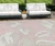 10' X 14' Pink Ivory And Beige Floral Washable Indoor Outdoor Area Rug