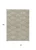 10' X 14' Taupe Fern Green And Ivory Geometric Washable Indoor Outdoor Area Rug