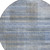 8' Denim Blue And Sky Blue Round Striped Washable Indoor Outdoor Area Rug