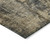 8' X 10' Gray Brown And Gold Abstract Washable Indoor Outdoor Area Rug