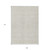 9' X 12' Beige And Ivory Geometric Washable Indoor Outdoor Area Rug Transitional Style - Beige, Ivory Color