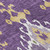 10' X 14' Purple Lavender And Gold Ikat Washable Indoor Outdoor Area Rug