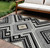 8' X 10' Black Gray And Ivory Tribal Washable Indoor Outdoor Area Rug
