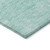 10' X 14' Teal Blue Aqua And Ivory Striped Washable Indoor Outdoor Area Rug