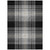 10' X 14' Black Gold And Gray Plaid Washable Indoor Outdoor Area Rug