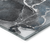 9' X 12' Ivory Blue and Gray Abstract Washable Non Skid Indoor Outdoor Area Rug
