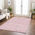 10' X 14' Pink Ivory And Gray Abstract Washable Indoor Outdoor Area Rug - 608219154004