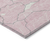 10' X 14' Pink Ivory And Gray Abstract Washable Indoor Outdoor Area Rug