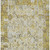 8' X 10' Gold And Ivory Patchwork Washable Indoor Outdoor Area Rug