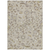 10' X 14' Beige Brown And Gray Floral Washable Indoor Outdoor Area Rug