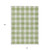 10' X 14' Artichoke Green And Gray Plaid Washable Indoor Outdoor Area Rug