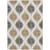 9' X 12' Chocolate And Ivory Ikat Washable Indoor Outdoor Area Rug