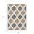 9' X 12' Chocolate And Ivory Ikat Washable Indoor Outdoor Area Rug