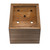 12" Brown Wood Indoor Outdoor Square Planter Box
