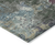 10' X 14' Fern Green And Purple Damask Washable Indoor Outdoor Area Rug