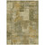 10' X 14' Khaki Beige And Wheat Abstract Washable Indoor Outdoor Area Rug