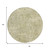 8' Sage And Beige Round Abstract Washable Indoor Outdoor Area Rug