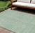 9' X 12' Sage And Gray Geometric Washable Indoor Outdoor Area Rug