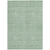 9' X 12' Sage And Gray Geometric Washable Indoor Outdoor Area Rug