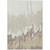 9' X 12' Ivory And Beige Abstract Washable Indoor Outdoor Area Rug - Ivory, Beige