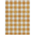 8' X 10' Orange And Beige Plaid Washable Indoor Outdoor Area Rug