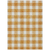 8' X 10' Orange And Beige Plaid Washable Indoor Outdoor Area Rug