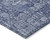 9' X 12' Navy Blue And Sky Blue Oriental Washable Indoor Outdoor Area Rug