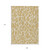 9' X 12' Gold And Ivory Geometric Washable Indoor Outdoor Area Rug Transitional Style - Gold, Ivory Color