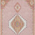 10' X 14' Pink Green And Ivory Oriental Washable Indoor Outdoor Area Rug