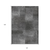 10' X 14' Gray Charcoal And Ivory Abstract Washable Indoor Outdoor Area Rug