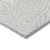 10' X 14' Silver And Gray Abstract Washable Indoor Outdoor Area Rug