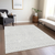 10' X 14' Silver And Gray Abstract Washable Indoor Outdoor Area Rug