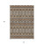 10' X 14' Taupe Brown And Ivory Moroccan Washable Indoor Outdoor Area Rug