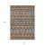 10' X 14' Taupe Brown And Ivory Moroccan Washable Indoor Outdoor Area Rug