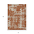10' X 14' Brown And Ivory Abstract Washable Indoor Outdoor Area Rug