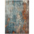 10' X 14' Teal Blue And Copper Abstract Washable Indoor Outdoor Area Rug - 880016731019